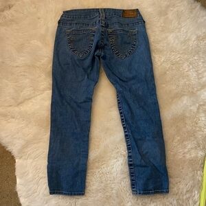 True Religion Cropped Jeans 25